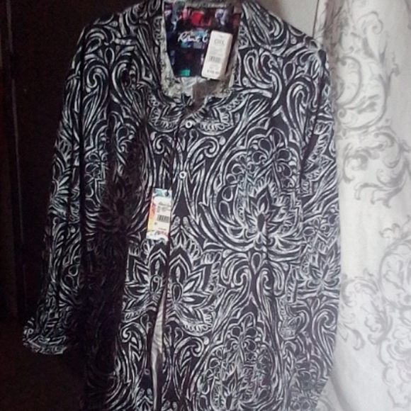 4XL Robert Graham long sleeve dress shirt - Picture 1 of 8